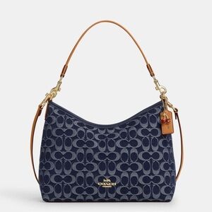Coach Blue Signature Shoulder Bag